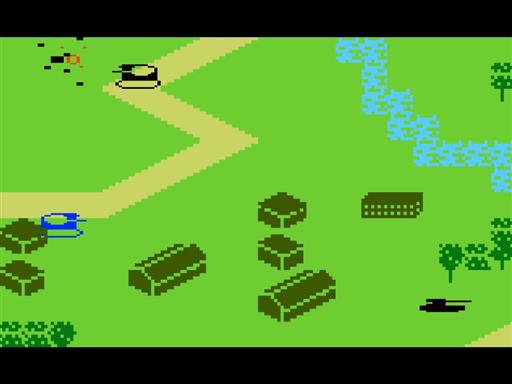 Screenshot of Armor Battle for Intellivision